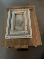 Houten schilderskist / tafel schildersezel, Ophalen, Zo goed als nieuw, Ezel