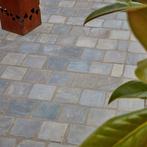 Kandla Grey 14x14x5/7 cm gekapt € 42,95 p/m2, Ophalen, Nieuw, Natuursteen, Klinkers