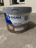 Sigma Pearl Clean Matt 10 liter RAL ,9001, Ophalen, Nieuw, Wit, Verf