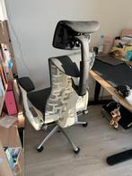 Herman Miller Embody White Carbon sync with Atlas headrest, Bureaustoel, Wit, Zo goed als nieuw, Ophalen