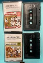 Cassettebandje Sprookjes Cassette De Wolf & Hans en Grietje, Gebruikt, 2 t/m 25 bandjes, Kinderen en Jeugd, Ophalen of Verzenden