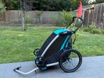 Thule Chariot Lite fietskar - wandelkar, Fietsen en Brommers, Ophalen, Opvouwbaar, Zo goed als nieuw, 40 tot 60 kg
