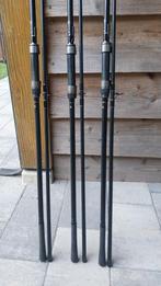 3x Karperhengels Fox Warrior S 12ft 3Lb, Watersport en Boten, Hengelsport | Karpervissen, Ophalen, Zo goed als nieuw, Werphengel