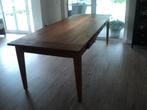 Eettafel Teak Groot Grote Teakhouten Eettafel 280 x 100 CM, Ophalen, Gebruikt, Teakhout, 200 cm of meer