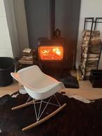 Design schommelstoel, Huis en Inrichting, Stoelen, Ophalen, Gebruikt, Hout, Wit