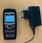 Nokia 1600 RH-64 met oplader, Gebruikt, Geen camera, Zwart, Fysiek toetsenbord