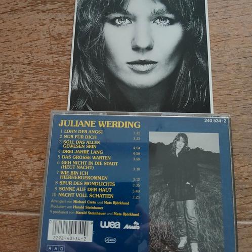 CD Juliane Werding - Ohne Angst, Cd's en Dvd's, Cd's | Pop, Gebruikt, Ophalen of Verzenden