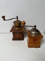 2 antieke oude koffiemolens, Ophalen of Verzenden