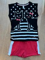 Set Jilly shirt / Moodstreet short mt 110/116 als nieuw netj, Meisje, Ophalen of Verzenden, Setje, Moodstreet