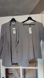 Nieuw met kaartje Nicolette kluijver  blazerjasje en tshirt, Kleding | Dames, Ophalen, Nieuw, Maat 42/44 (L), Grijs