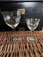 Antieke Wijnglazen & Portglazen (12 stuks), Antiek en Kunst, Antiek | Glas en Kristal, Ophalen