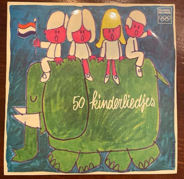 LP 50 Kinderliedjes - Olympic Records, Cd's en Dvd's, Vinyl | Kinderen en Jeugd, Gebruikt, Muziek, Tot 2 jaar, Ophalen of Verzenden