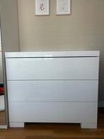 Commode babypark / Europe Baby Briljant Wit Hoogglans, Kinderen en Baby's, Kinderkamer | Commodes en Kasten, Ophalen, Gebruikt