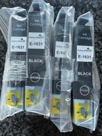 Epson T16XL inktcartridges 4x zwart, Ophalen of Verzenden, Nieuw, Cartridge