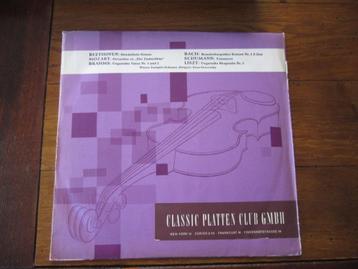 Classic Platten Club GMBH , LP - Beethoven - Mozart - Brahms beschikbaar voor biedingen