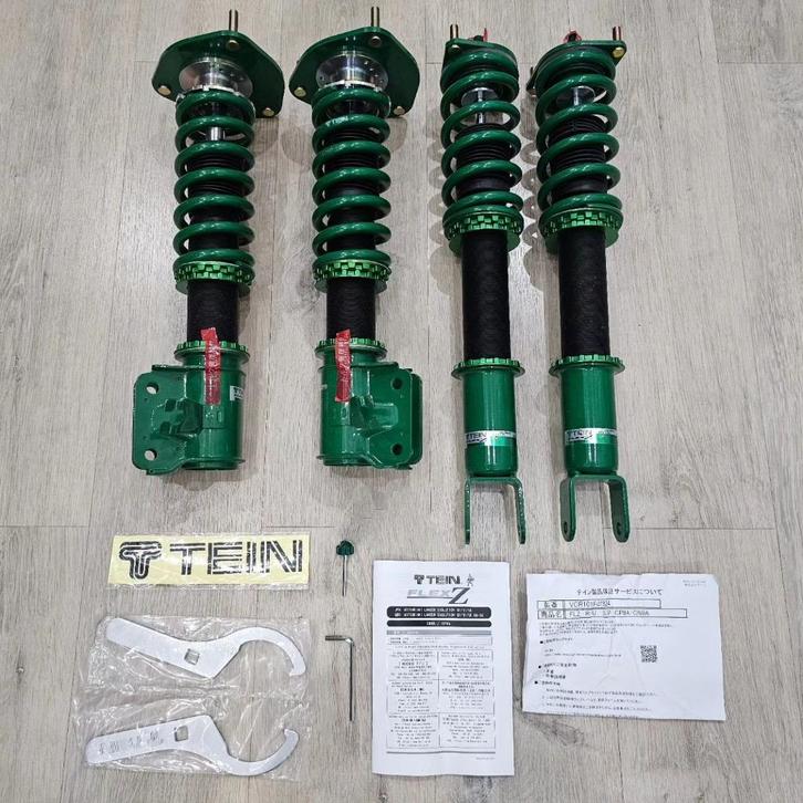 Tein Flex Z schroefset Mitsubishi Evolution 4 5 6 CN9A CP9A, Auto diversen, Tuning en Styling, Ophalen of Verzenden