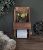 Landelijke houten wc rolhouder, Nieuw, Ophalen of Verzenden, Nvt, Nvt