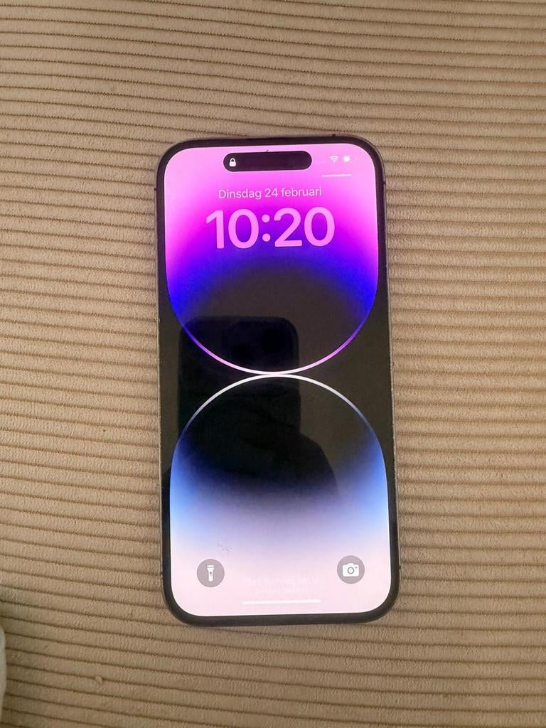 iPhone 14 Pro 128GB Deep Purple - Nette staat!, Paars, Ophalen of Verzenden, Zo goed als nieuw, Zonder simlock