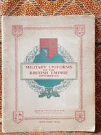 Militaria uniformen oud Engels album met sigarettenplaatjes.