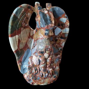 Jaspis Draak Sculptuur - 15cm beschikbaar voor biedingen