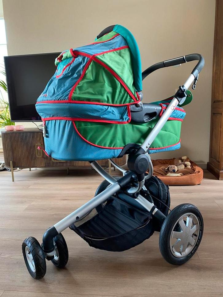 Quinny gifkikker groen! Complete set!, Kinderen en Baby's, Kinderwagens en Combinaties, Gebruikt, Combiwagen, Quinny, Duowagen