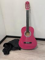 Dimavery ac-303 klassieke gitaar - 4/4 - roze, Muziek en Instrumenten, Snaarinstrumenten | Gitaren | Akoestisch, Ophalen of Verzenden