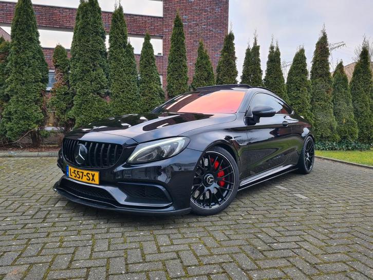 Mercedes-Benz C-Klasse AMG C63 S 510pk Coupe AMG Pano Carbon, Auto's, Mercedes-Benz, Bedrijf, Te koop, C-Klasse, ABS, Achteruitrijcamera