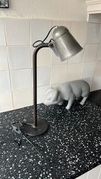 Stalen lamp, Huis en Inrichting, Lampen | Tafellampen, Ophalen, Zo goed als nieuw, 50 tot 75 cm