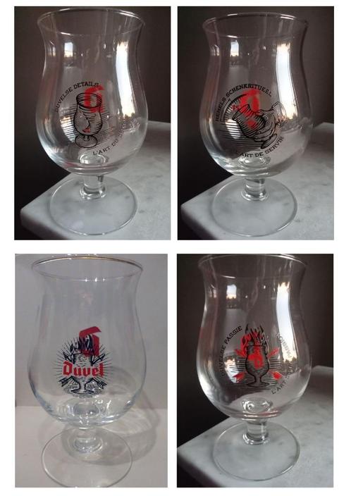 Collectie DUVEL GLAZEN (5 STUKS ), Verzamelen, Biermerken, Zo goed als nieuw, Glas of Glazen, Duvel, Ophalen of Verzenden