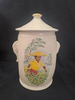 Vintage Sylvac Tea Caddy 3372. Elephant Head Tea Picker -25, Ophalen of Verzenden