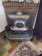 Antieke Kolenkachel/Houtkachel, Ophalen, Gebruikt, Vrijstaand, Hout