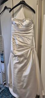 Gebroken wit trouwjurk, Kleding | Dames, Trouwkleding en Trouwaccessoires, Ophalen of Verzenden, Gedragen, Overige kleuren, Trouwjurk