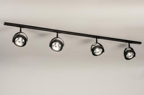 spots rails zwart keuken bed bank hoekbank plafondlamp 150cm, Huis en Inrichting, Lampen | Spots, Nieuw, Metaal of Aluminium, Ophalen