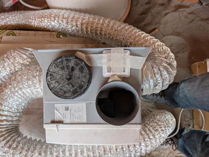 Itho Daalderop CVE-S 425m3/h Ventilatieunit, Doe-het-zelf en Verbouw, Ventilatie en Afzuiging, Gebruikt, Ventilator, Ophalen