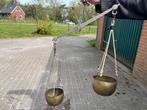Antieke koperen balans weegschaal, Antiek en Kunst, Antiek | Koper en Brons, Ophalen of Verzenden