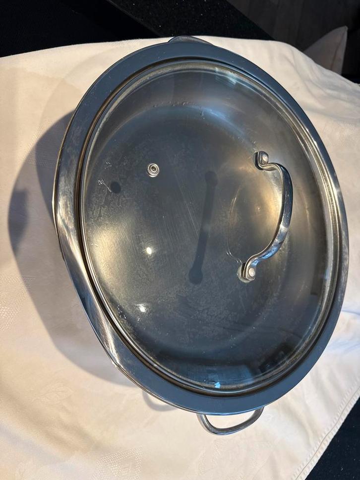 Massage Hot Stone Set met Pan - Goede Staat, Huis en Inrichting, Keuken | Keukenbenodigdheden, Gebruikt, Ophalen of Verzenden