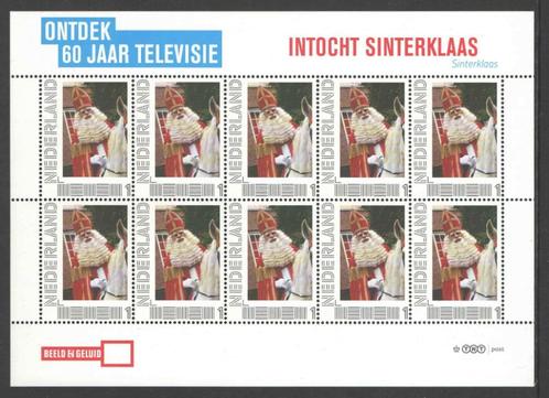 Ontdek 60 jaar Televisie: Intocht Sinterklaas, Postzegels en Munten, Postzegels | Nederland, Postfris, Na 1940, Ophalen of Verzenden