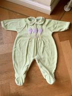 Pakje vintage boxpakje fluweel 62 mintgroen pyjama mint, Ophalen of Verzenden, Jongetje of Meisje, Zo goed als nieuw, Vintage