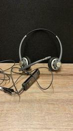 ZGAN headseat Plantronics HW720 & DA90 adapter, Computers en Software, Headsets, Ophalen of Verzenden, Zo goed als nieuw, Bedraad