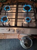 Gaskookplaat BOSCH  op Propaan Butaan Gasfles, Witgoed en Apparatuur, Fornuizen, Minder dan 85 cm, Zo goed als nieuw, Gas, 4 kookzones
