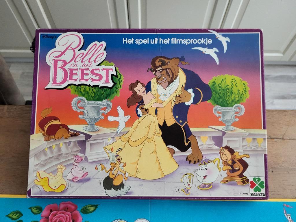spel Belle en het beest bordspel vintage! Disney, Hobby en Vrije tijd, Gezelschapsspellen | Bordspellen, Een of twee spelers, Ophalen of Verzenden