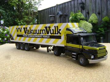 Tekno Scania T143/450 Vakuum Vulk Venlo beschikbaar voor biedingen
