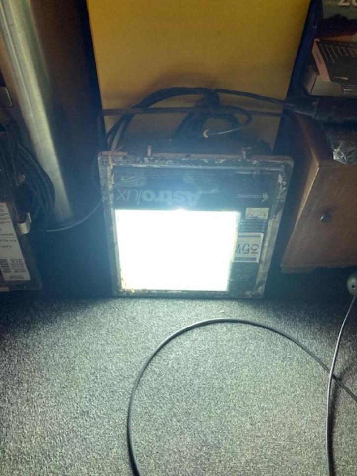 3x Grote zware bouwlampen IP65, Doe-het-zelf en Verbouw, Bouwverlichting, Gebruikt, Lamp, 200 tot 500 watt, Ophalen