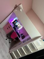 Ikea SMÅSTAD hoogslaper+bureau en kledingkast + goed matras, 85 tot 100 cm, Ophalen of Verzenden, Zo goed als nieuw, Matras