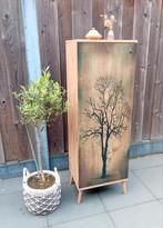 Kast met Boom Afbeelding, Ophalen, Minder dan 50 cm, Met deur(en), 100 tot 150 cm