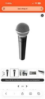 Shure SM58 - Dé microfoon voor zang en spraak!, Muziek en Instrumenten, Microfoons, Ophalen of Verzenden, Zo goed als nieuw, Zangmicrofoon