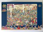 Vintage puzzel 1000 Jan van Haasteren In het Fitnesscentrum, Ophalen of Verzenden, 500 t/m 1500 stukjes, Zo goed als nieuw, Legpuzzel