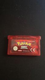 Originele Pokémon Ruby (GBA), Spelcomputers en Games, 1 speler, Ophalen of Verzenden, Zo goed als nieuw, Role Playing Game (Rpg)