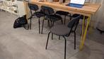 Dining chairs x 6, Huis en Inrichting, Stoelen, Ophalen, Zwart, Zo goed als nieuw, Metaal