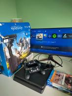 PS4 Slim disc 1TB + 2 Controllers, Spelcomputers en Games, Spelcomputers | Sony PlayStation 4, Ophalen, Gebruikt, Met 2 controllers